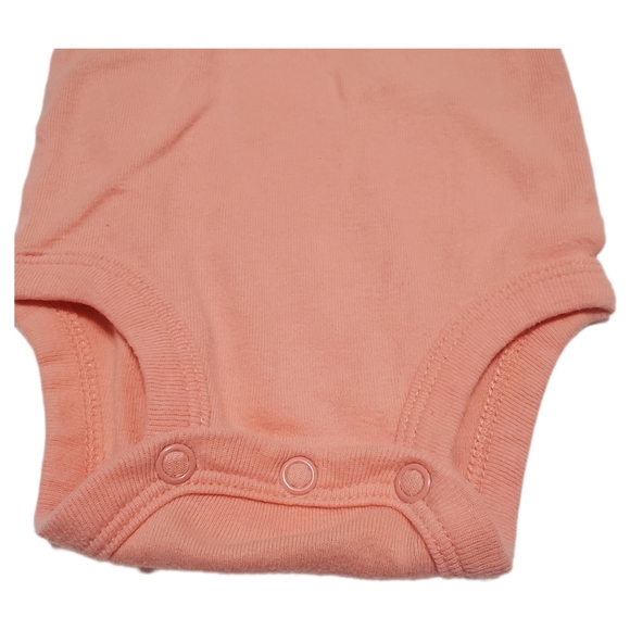 Carter's Child of Mine Baby Girl's 2Pc Orange Bodysuit & Pant Set Size 0-3Months - Picture 7 of 14